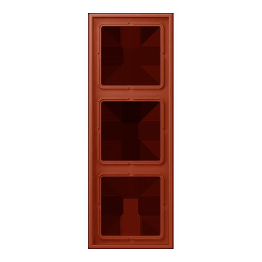 Jung - Abdeckrahmen Rahmen 3-fach LC 983 232 locre rouge