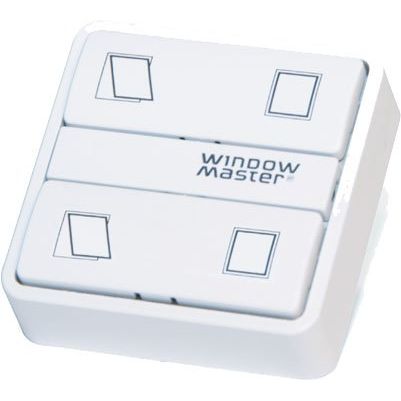 WindowMaster - Taster Lüftungstaster FUGA WSK 120 0A0B 0A0B 2Fenster o.2Fenstgr