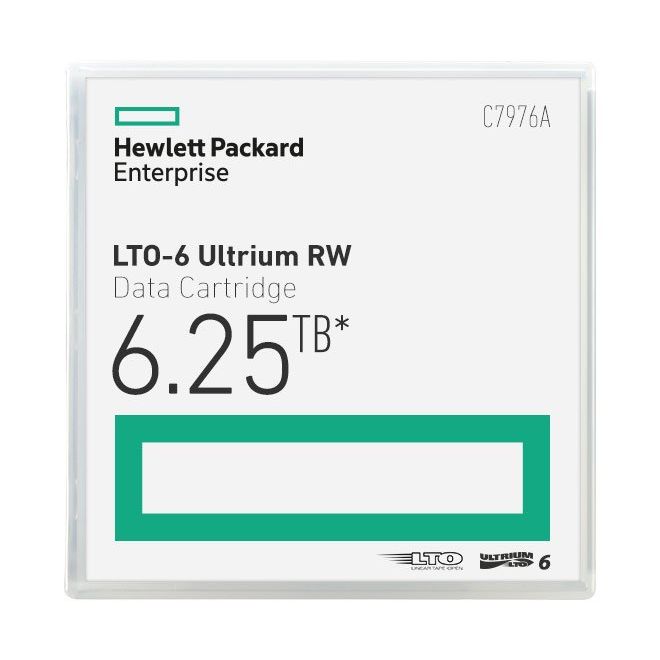 HP - Speichermedium digital LTO Ultrium-6 Cartridge C7976A 2.5TB/6.25TB