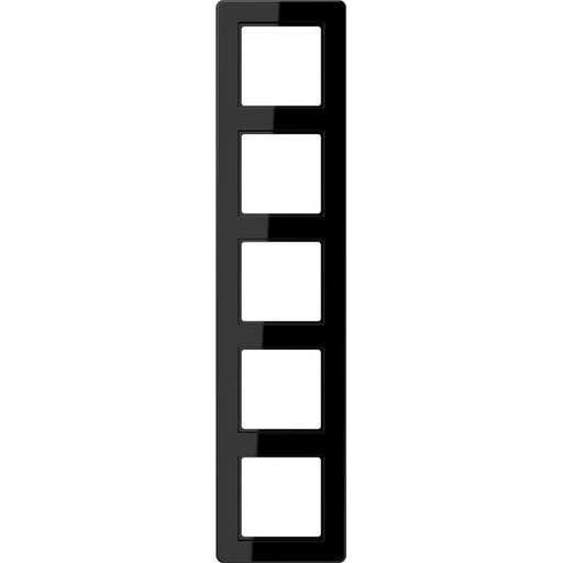 Jung - Abdeckrahmen Rahmen 5-fach AF 585 BF SW waage/senkrecht