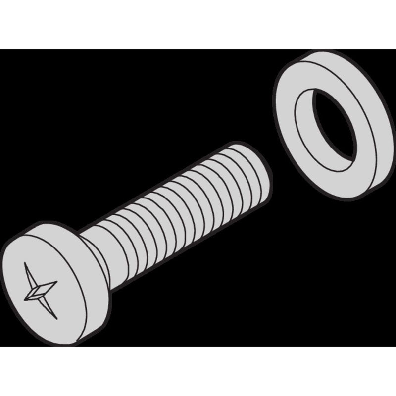Schroff - Schraubbefestigungset NTS Schraube+S.Scheibe 21100777 (VE100) − 3 Packung