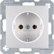 Berker - Steckdose Schuko-Steckd.alu matt 47431404
