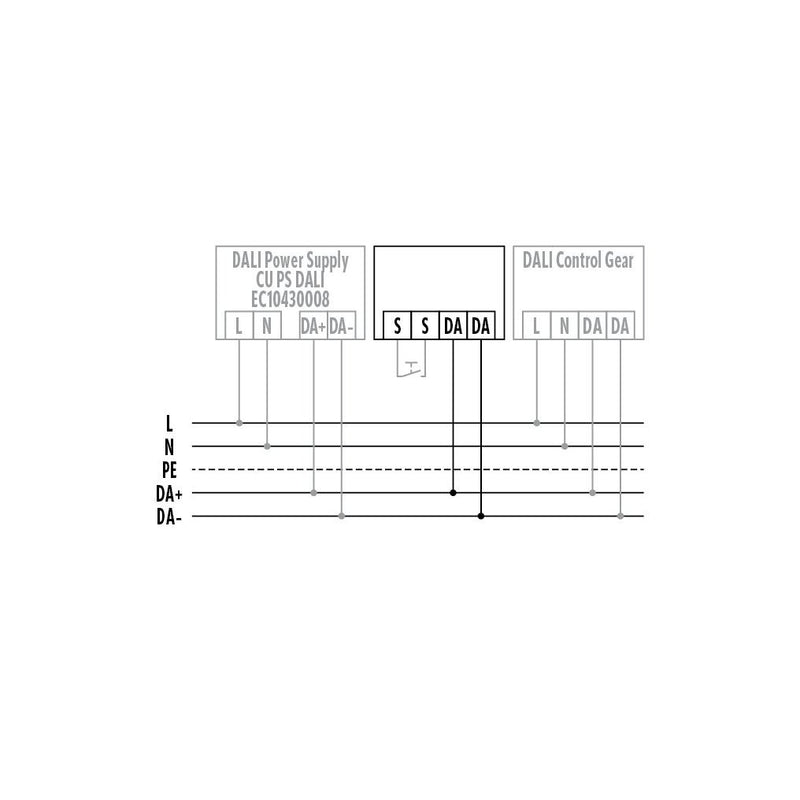 ESYLUX - Bussystem-Bewegungsmelder Präsenzmelder PD-FLAT #EP10428661 DALI weiß