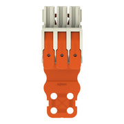 WAGO - Ein- und mehrpolige Klemmenleiste 1-Leiter-Federleiste Hebel 832-1103/343-000 Push-inCAGECLAMP,lgr − 15 Stück
