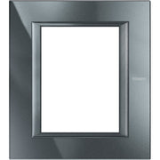 Legrand (BT) - Abdeckrahmen Axolute Rahmen 3+3Modul HA4826HS alu schwarz