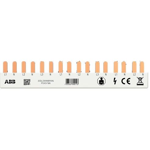ABB Stotz S&J - Phasenschiene FlexLine PSX3/16N 3P+N, 16Pins, 8 TE