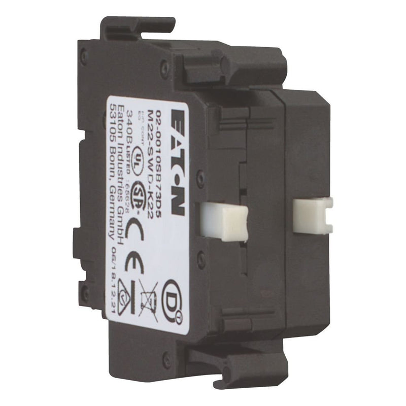 Eaton - Hilfsschalterblock Funktionselement M22-SWD-K22 3 Pos. Front
