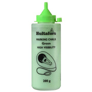 Hultafors - Farbpulver Schlagschnurkreide H.V GREEN 200 NeonGrün − 6 Stück