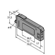 Turck - Lichtleitersensor/Lichtleiterverstärker Opto Sensor DF-G1-NS-Q7 Lichtleiter − 1 Stück