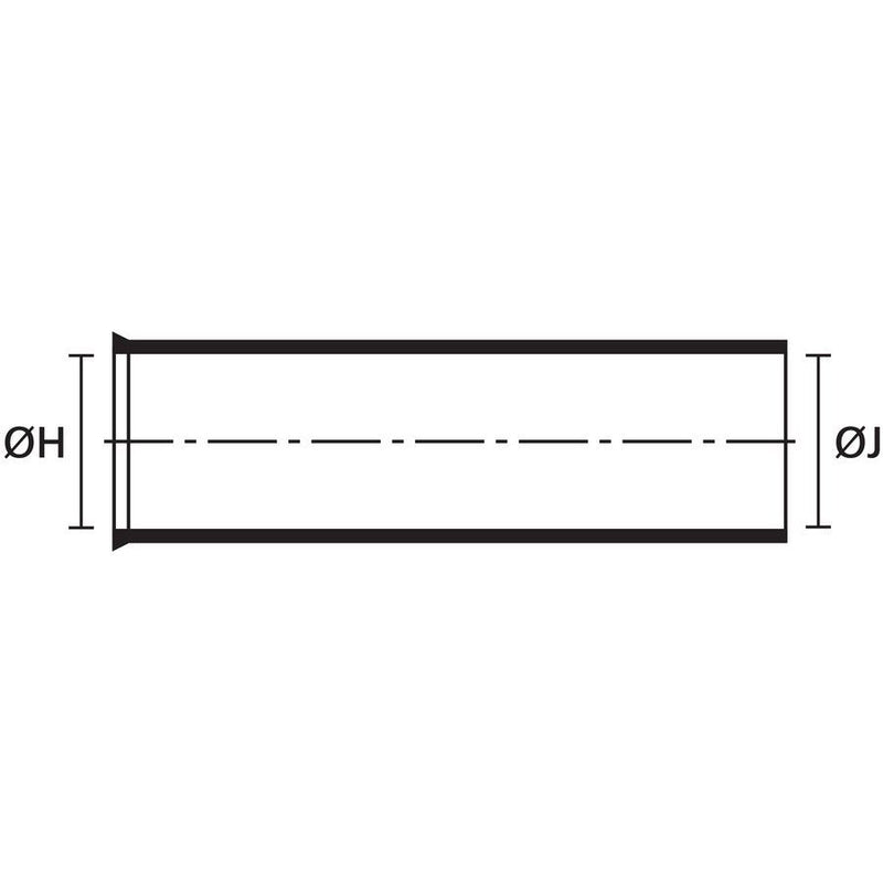 HellermannTyton - Aufteilkappe Warmschrumpfformteil 138-1-G-PO-X-BK schwarz