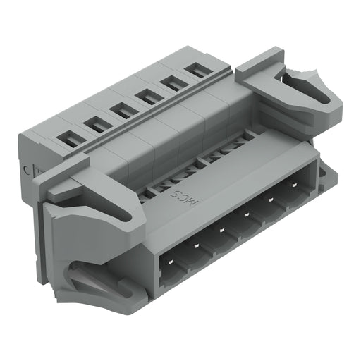 WAGO - Kabelsteckverbinder für Leiterplattensteckverbinder 1-Leiter-Stiftleiste 231-606/114-000 CAGECLAMP,2,5mm²,gr − 50 Stück