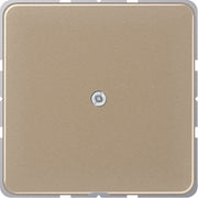 Jung - Einsatz/Abdeckung für Kommunikationstechnik Leitungsauslass gold brz CD 590 A GB mit Zugentlastung