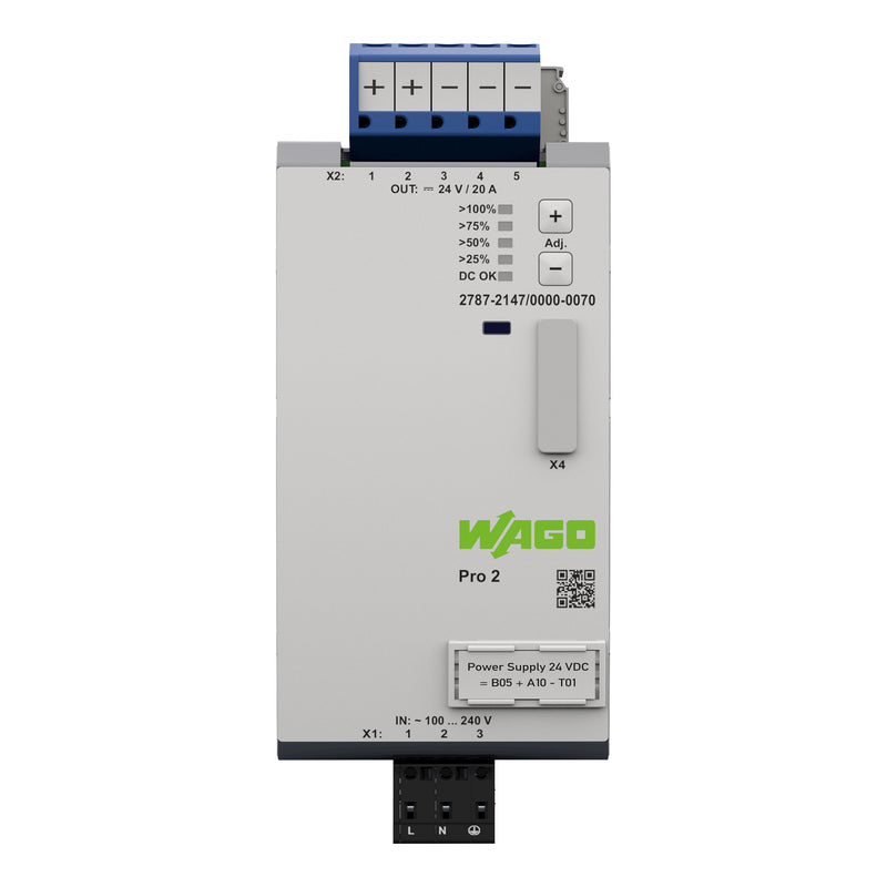 WAGO - Gleichstromversorgung Stromversorgung 2787-2146/000-070 Pro 2,1 phasig
