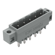 WAGO - Leiterplattensteckverbinder THT-Stiftleiste Lötstift 231-165/040-000 1,2x1,2,gerade,grau − 100 Stück