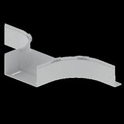 Unex - T-Stück für Kabelrinne T-Abzweiger 66248 lichtgrau, 100x200mm − 2 Stück