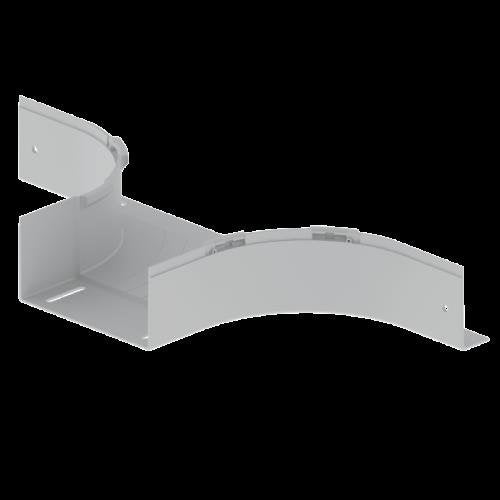 Unex - T-Stück für Kabelrinne T-Abzweiger 66248 lichtgrau, 100x200mm − 2 Stück by Unex
