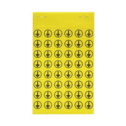 Weidmüller - Kennzeichnungsmaterial Gerätemarkierung SYMBOL-PACK14X14ERDE selbstklebend,14mm