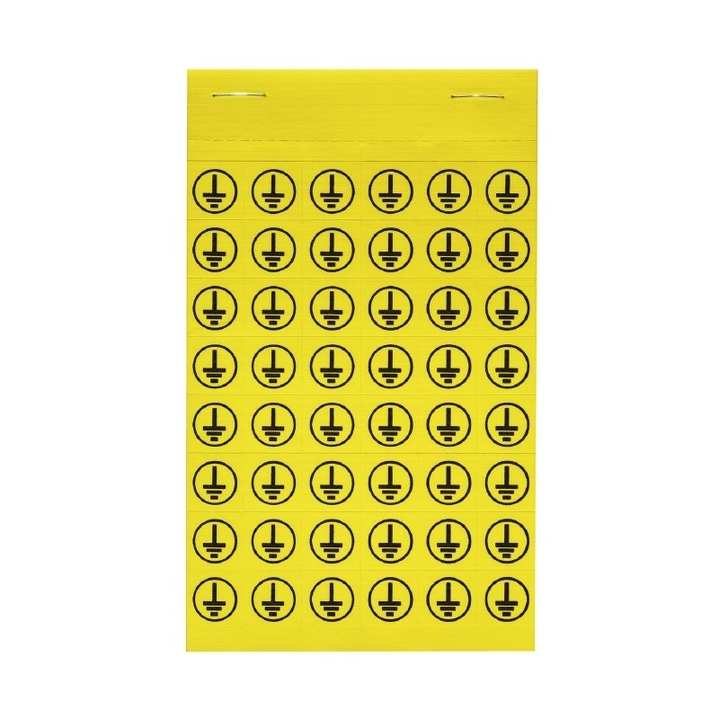 Weidmüller - Kennzeichnungsmaterial Gerätemarkierung SYMBOL-PACK14X14ERDE selbstklebend,14mm