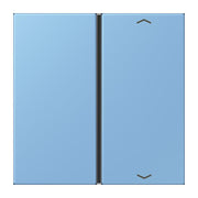 Jung - Abdeckung/Bedienelement für Installationsschalterprogramme Taste 1fach m. Pfeilsymb. LC 401 TSAP 256 bleu ceruleen 59