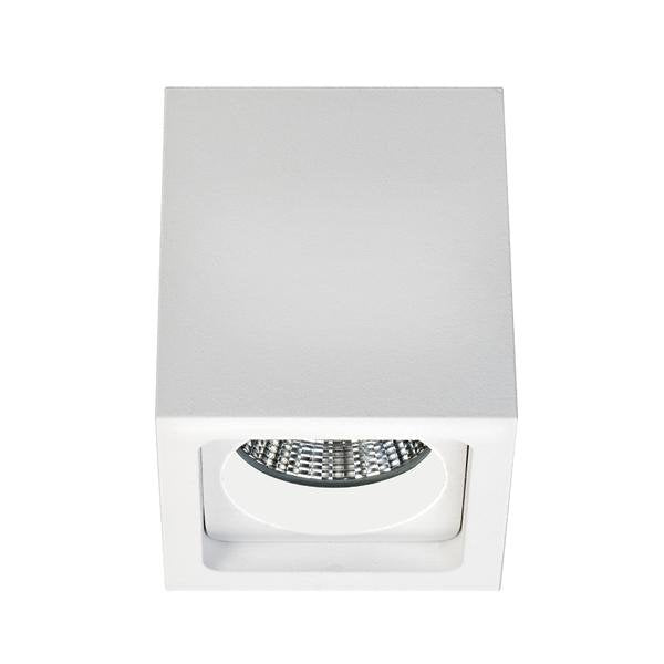 Brumberg Leuchten - Downlight/Strahler/Flutlicht LED-Aufbaudownlight alu/ws 12076173 7W 3000K IP54