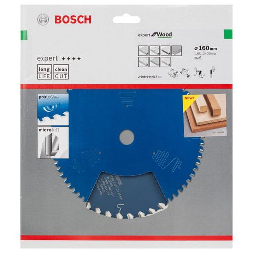 Bosch - Kreissägeblatt Expert for 2608644014 Wood H 160 x 20 Z36