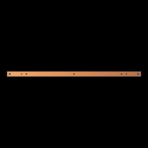 Striebel&John - Sammelschiene Kupferschiene ZX1106 30x10mm L:850mm