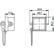Telegärtner - Staubschutz für Steckverbindungen STX V5 Flanschschutzkappe 100022775 Metall