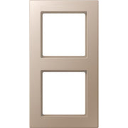 Jung - Abdeckrahmen Rahmen 2fach champ AC 582 CH waage-/senkrecht