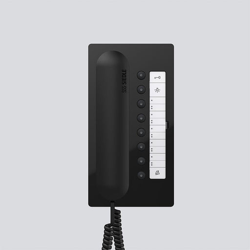 Siedle&Söhne - Innenstation für Türkommunikation Bus-Telefon Comfort BTC 850-02 SH/S Schwarz-Hochglanz