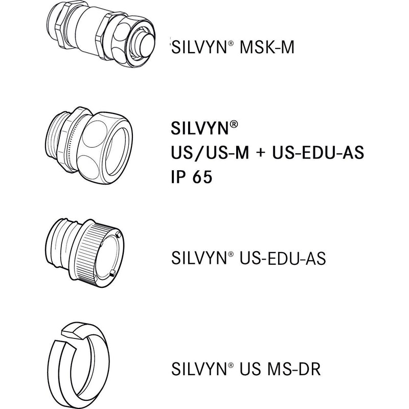 Lapp Zubehör - Metall-Schutzschlauch SILVYN-AS-P-17-/- 64400120 13X17-10M-GY − 10 Meter