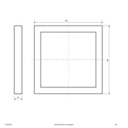 EVN Lichttechnik - Decken-/Wandleuchte LED-Deckenanbaupanel EPSU420125