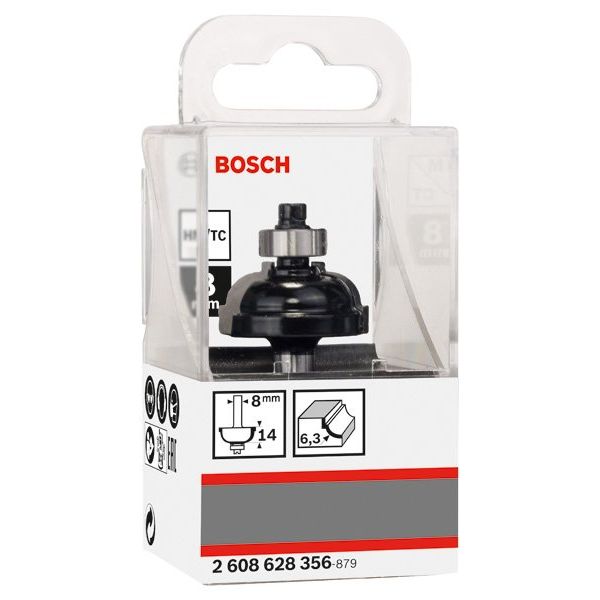 Bosch - Fräser PRO Profilfräser 2608628356 klassisch R 6,3
