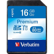 Verbatim - Speichermedium digital SDHC-Card 16GB 43962 Class 10