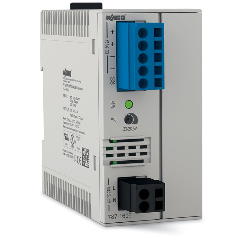 WAGO - Gleichstromversorgung Epsitron-Classic-Netzgerät 787-1606 24VDC, 2A