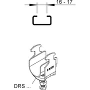 Niedax - Rohrschelle Dampfrohrschelle DRS 12 E3 Edelstahl − 100 Stück