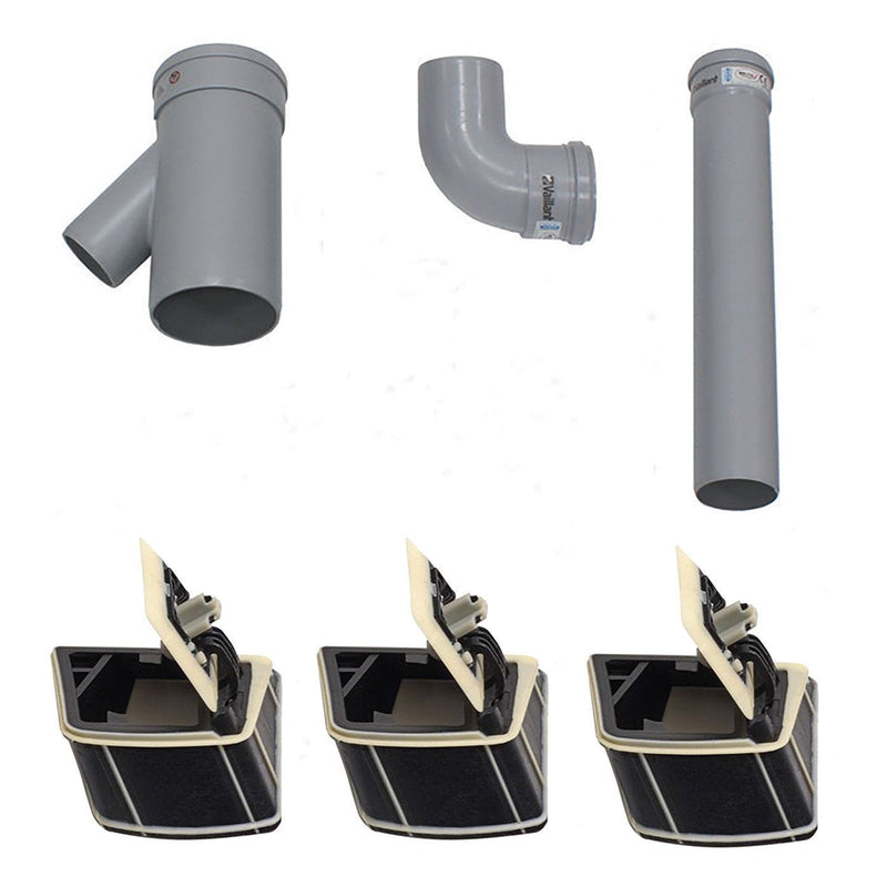 Vaillant - Anschluss-/Rohrbausatz Erweiterungs-Set 0020186771 3er-Kaskade DN130 PP
