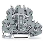 WAGO - Bauelement-Reihenklemme Doppelstock-Diodenklemme 2002-2214/1000-491 mit 2 Dioden − 50 Stück