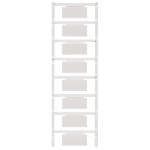 Weidmüller - Kennzeichnungsmaterial Gerätemarkierer SM 19/42 K MC NE WS 19x42mm, weiß − 40 Stück