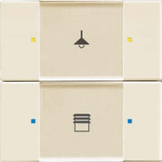 Busch-Jaeger - Bussystem-Tastsensor Bedienelement 2/4-fach 6126/02-82-500 elfenbeinweiß