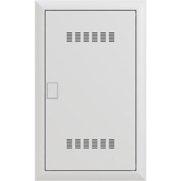 Striebel&John - Installationskleinverteiler Mediaverteiler 3-reihig UK636MV m.PatchPanel+Tür