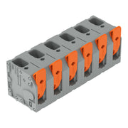 WAGO GmbH & Co. KG - Leiterplattenklemme Leiterplattenklemme Hebel 2606-3356 6mm²,grau − 26 Stück