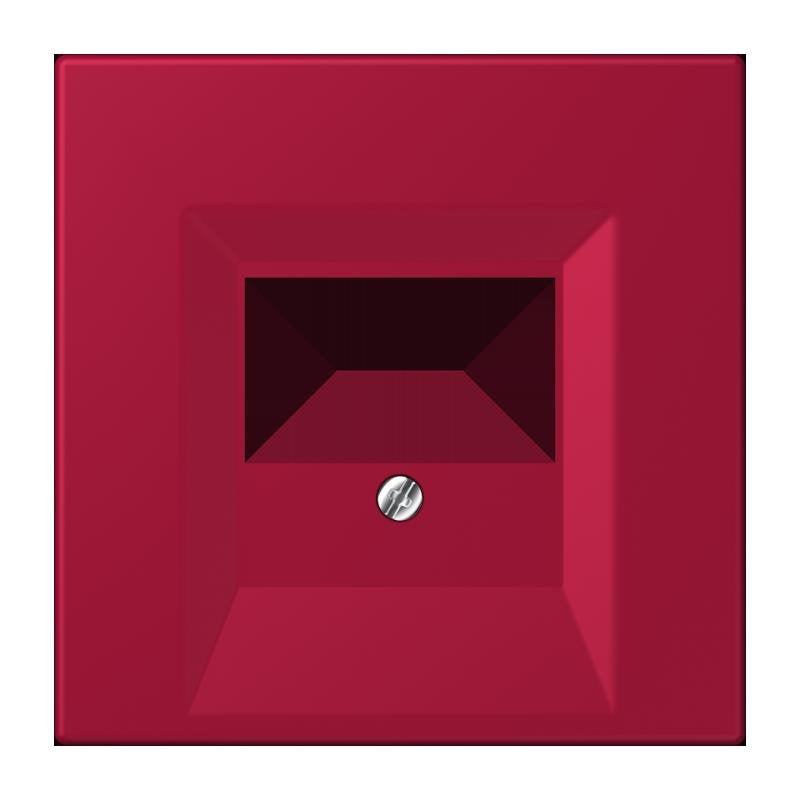 Jung - Einsatz/Abdeckung für Kommunikationstechnik Abdeckung für TAE LC 969 T 229 rouge carmin (32100)