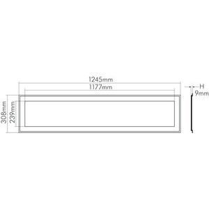 Nobile - Decken-/Wandleuchte LED-Panel 1570801248 830 dim 1-10V