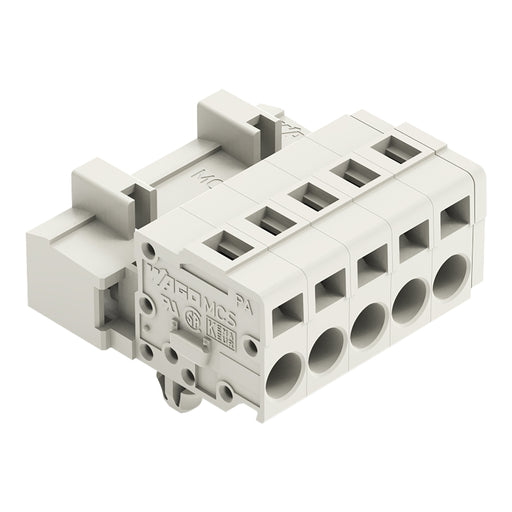 WAGO - Kabelsteckverbinder für Leiterplattensteckverbinder 1-Leiter-Stiftleiste 721-605/018-000 CAGECLAMP,2,5mm²,lgr − 50 Stück