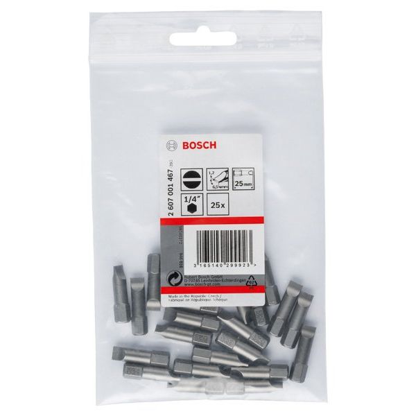 Bosch - Bit Schrauberbit Extra-Hart S 2607001467 1,2 x 6,5 25 mm