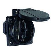 Bals Elektrotech - Schutzkontakt-Anbausteckdose Schutzk. Anbausteckdose 71097 16A IP44 schwarz − 20 Stück