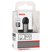 Bosch - Fräser PRO Hohlkehlfräser, 2608628472 R 8, Schaft 12 mm