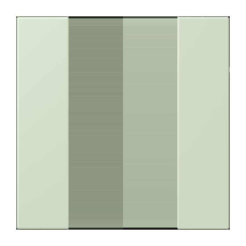 Jung - Abdeckung/Bedienelement für Installationsschalterprogramme Tastensatz 1fach LC 501 TSA 218 vert anglais pale