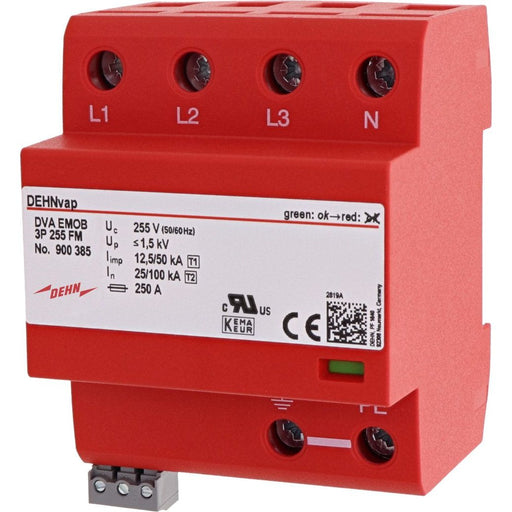 DEHN - Kombi-Ableiter für Energietechnik Kombi-Ableiter DVA EMOB 3P 255 FM DVA EMOB