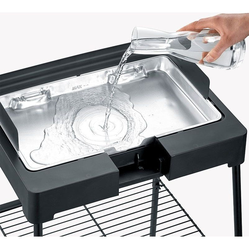 Severin - Grillgerät Barbecue-Standgrill PG 8568 sw Untergestell,m.Wind